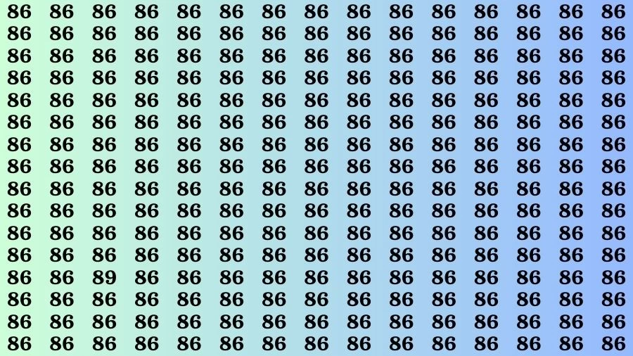 Optical Illusion: If You Have Extra Sharp Eyes Find the Number 89 in 10 Seconds