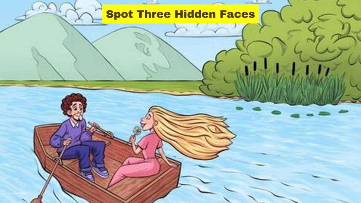 Only 1 out of 1000 geniuses can spot 3 faces hidden in this optical illusion image.