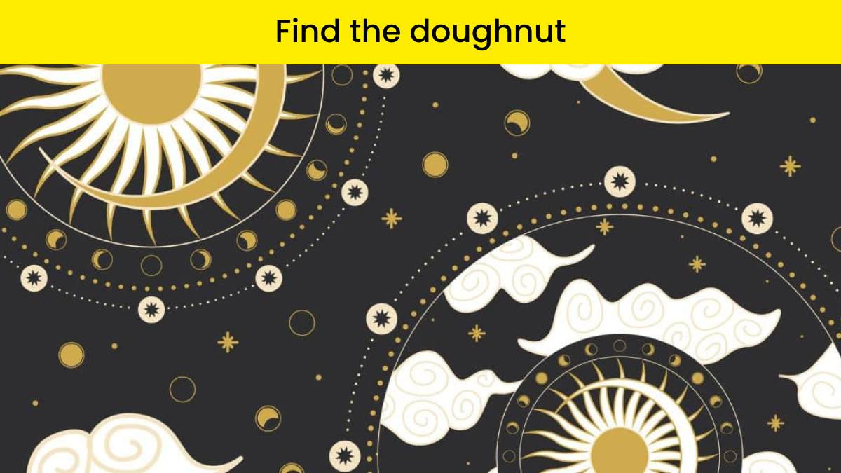 Spot the doughnut in 6 seconds