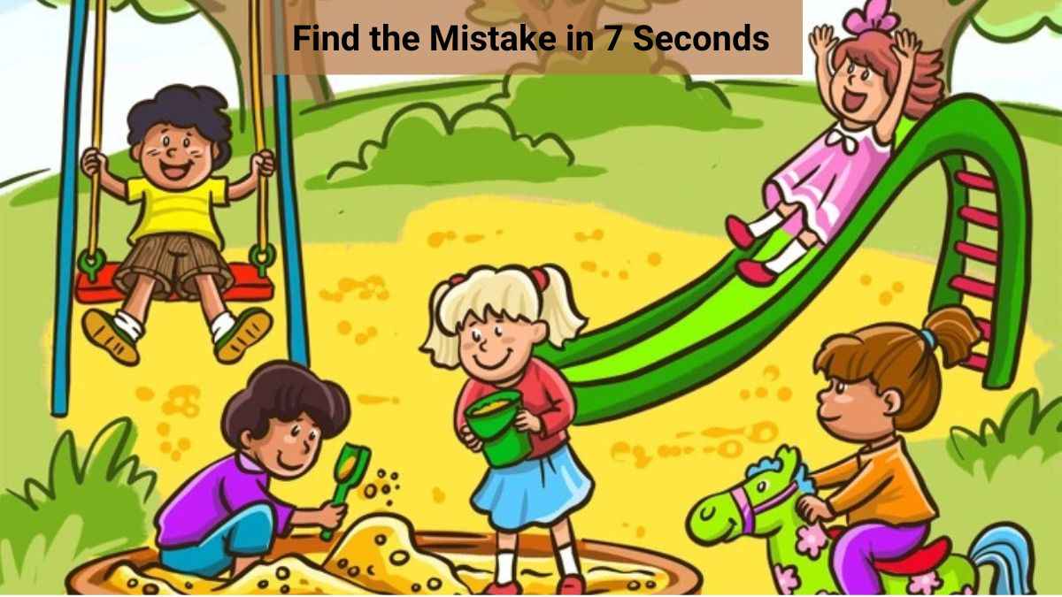 Find the Mistake in Park Picture in 7 Seconds
