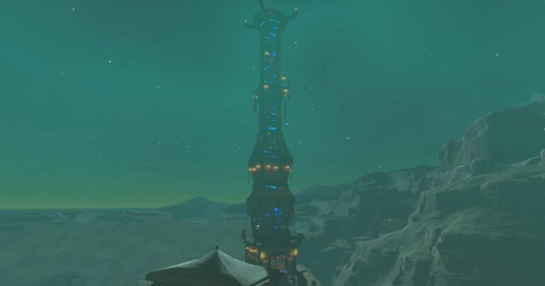 How to unlock Gerudo Canyon Skyview Tower in Zelda Tears of the Kingdom