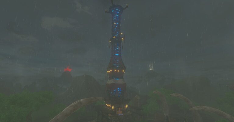 How to unlock Rabella Wetlands Skyview Tower in Zelda Tears of the Kingdom