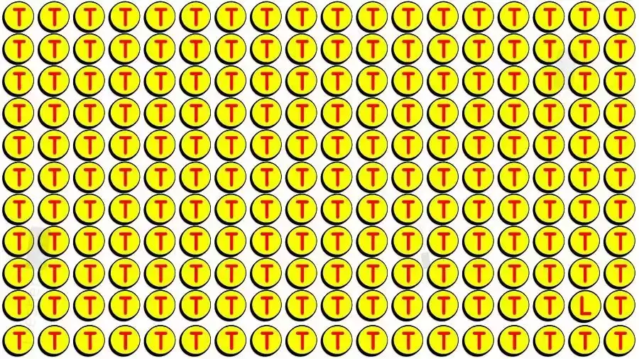 If you have Extra Sharp Eyes Find the Letter L among T in 10 Secs