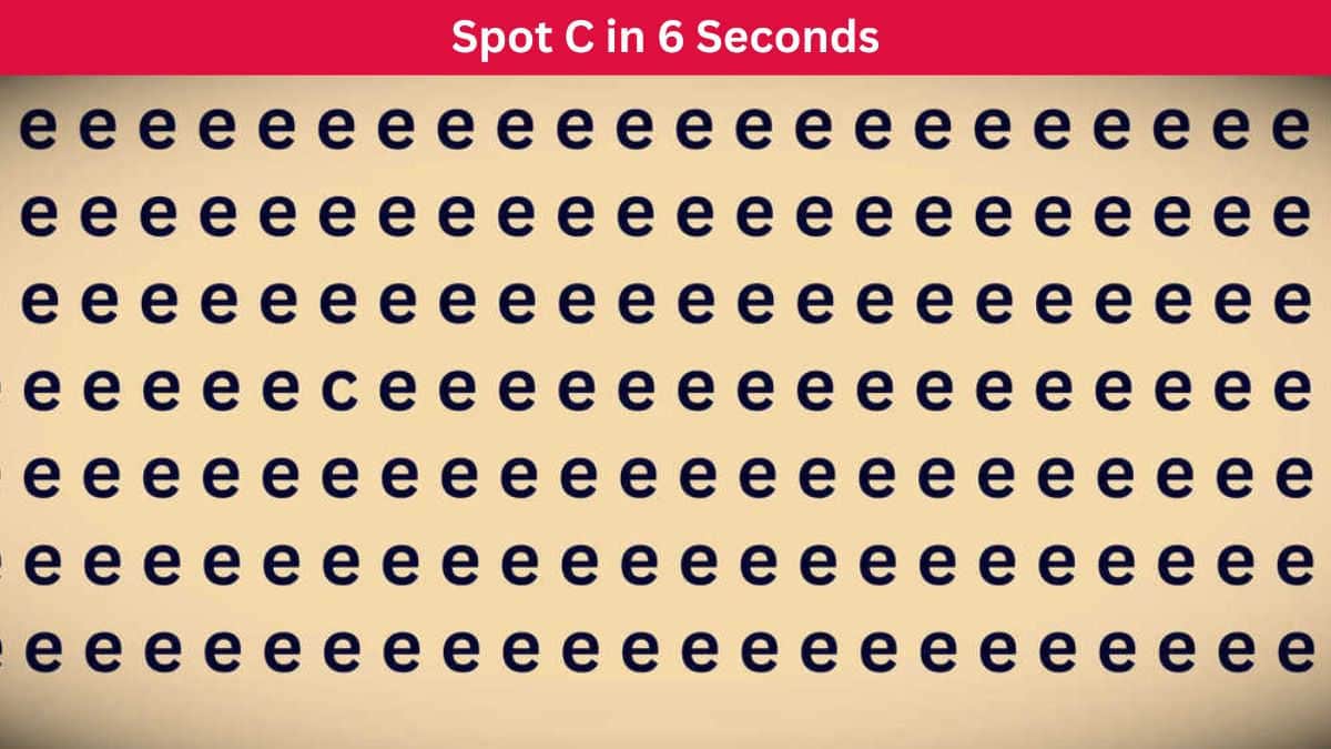 Can you spot c in 6 seconds?