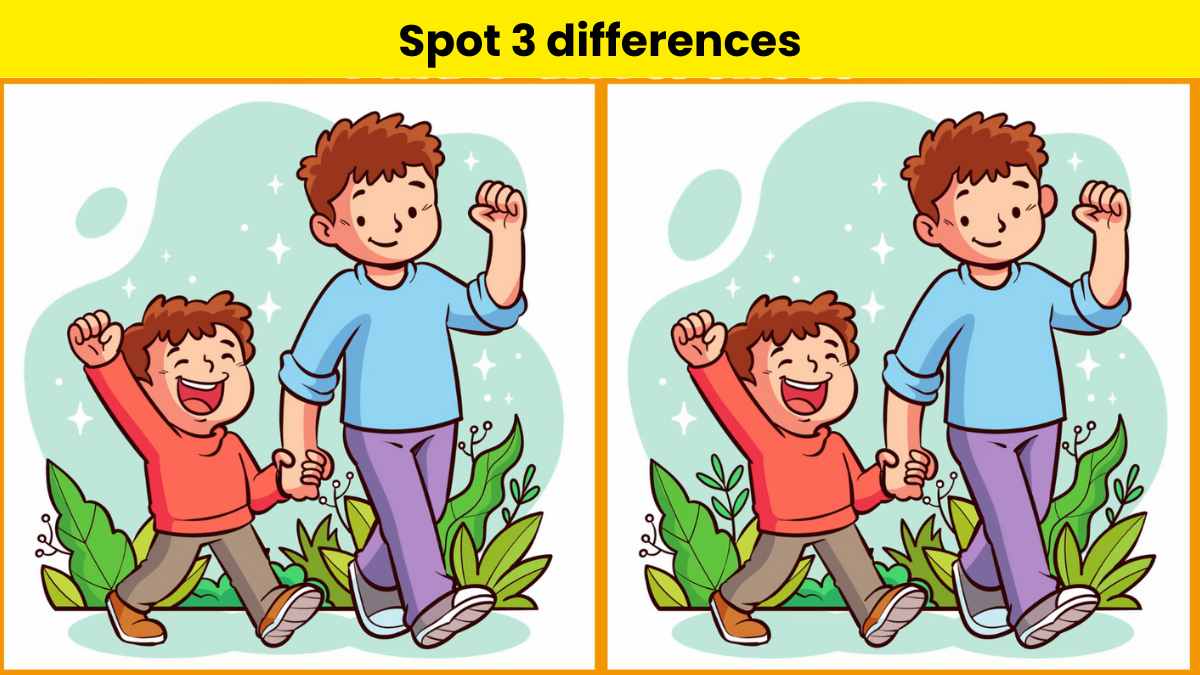 Spot 3 differences in 11 seconds