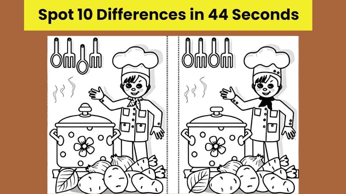 Spot 10 Differences in 44 Seconds