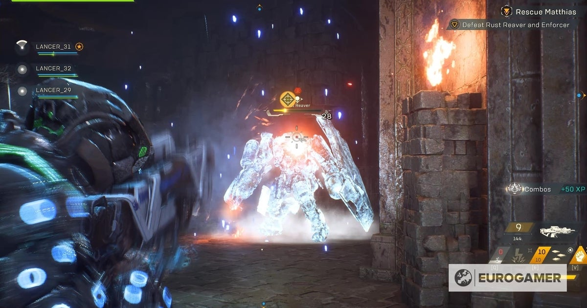 Anthem Elements and Elemental Effects expained - how Fire, Ice, Electric and Acid damage and debuffs work
