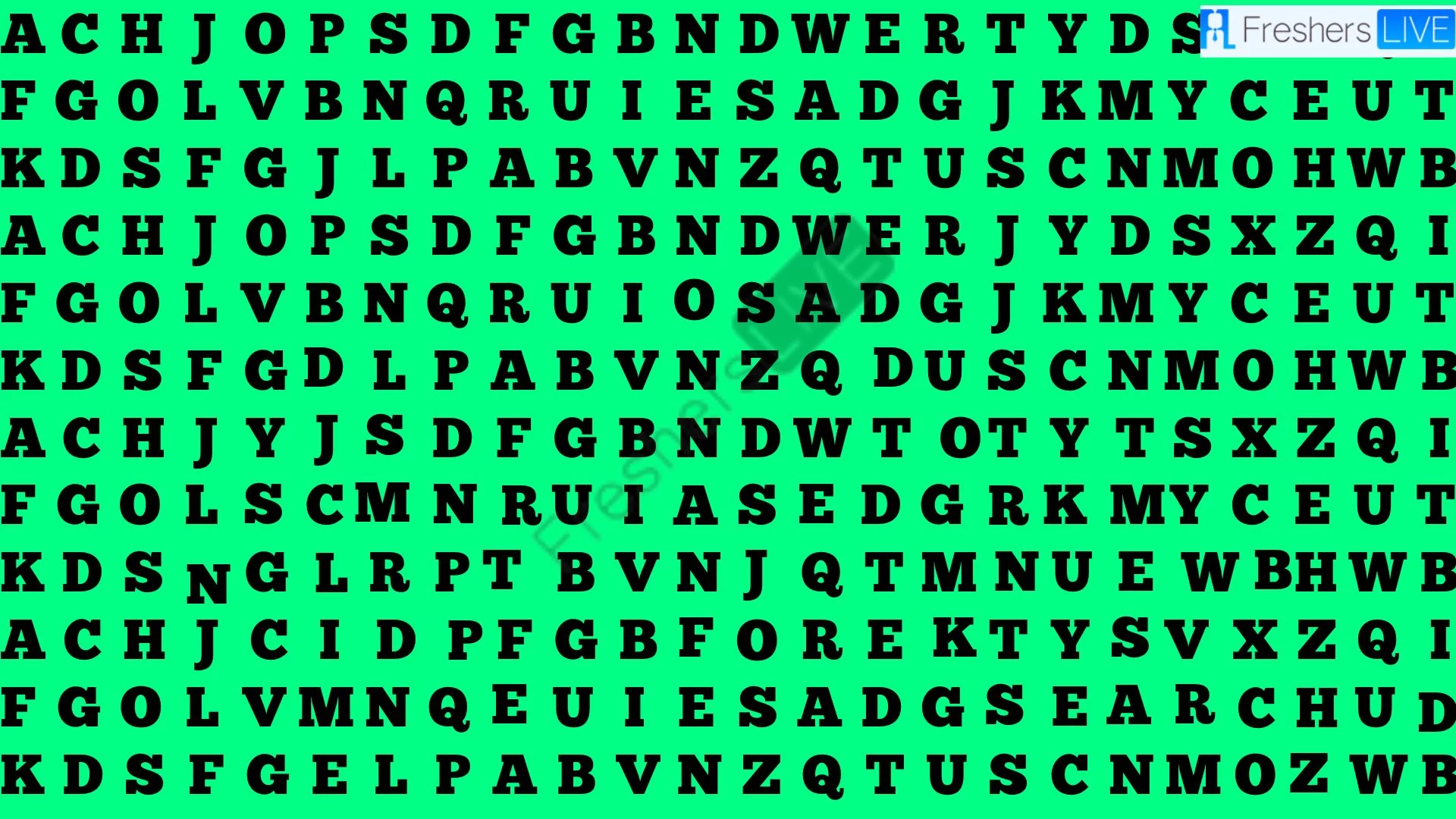 Are you smart enough to Find the Word Search in the Picture in Just 10 Seconds