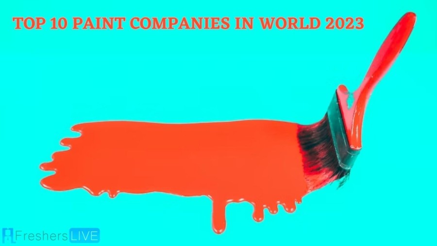 Best Paint Companies in the World 2023 [Top 10 Global]