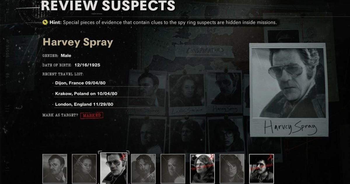 Black Ops: Cold War - Operation Red Circus mission: How to Review Suspects correctly explained