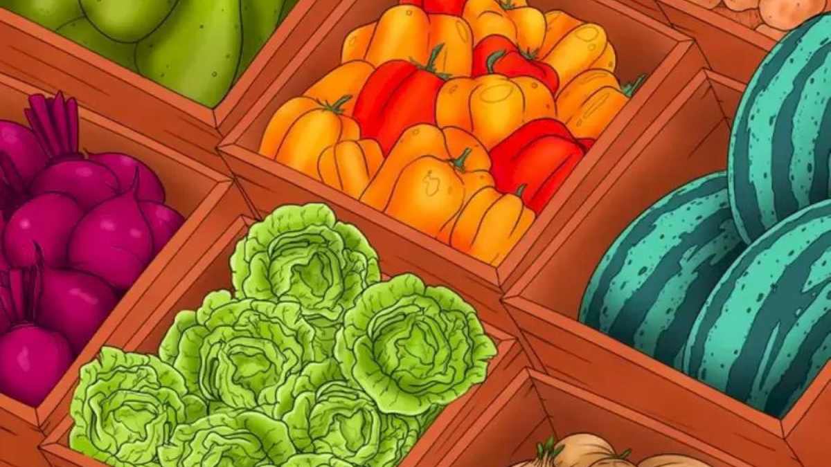 Brain Teaser Challenge: You Have Eagle Eyes If You Can Spot The Carrots Among The Vegetables In 5 Seconds.