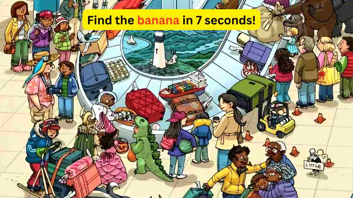Brain Teaser- Find the banana at the airport in 7 seconds