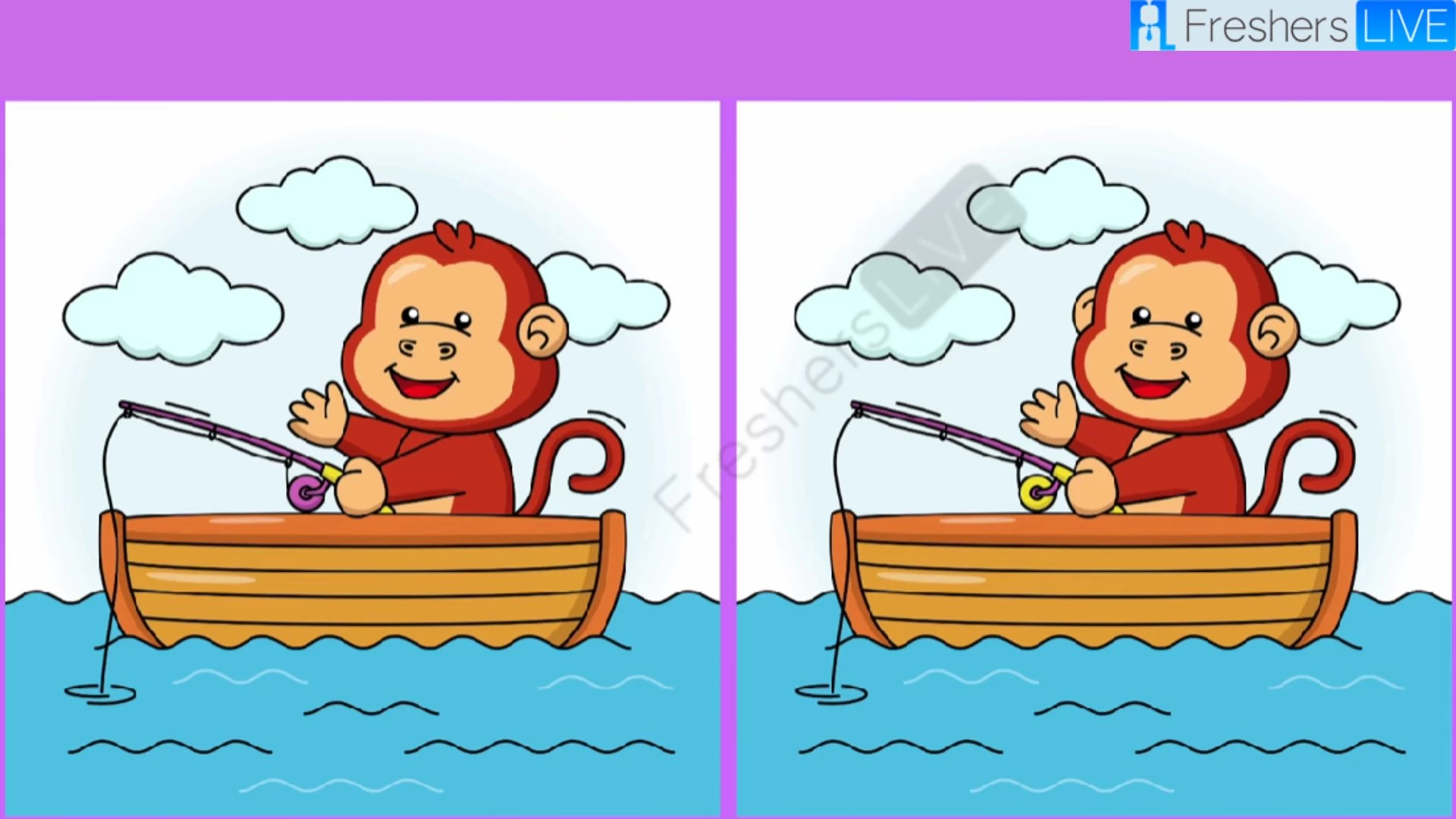 Can You Spot the 3 Differences in this Monkey Picture in Just 15 Seconds?  Challenge for the 5% Geniuses!
