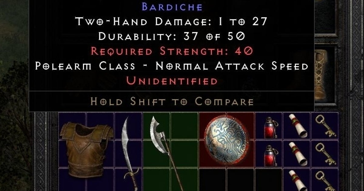 Diablo 2: How to identify items and how to identify items for free