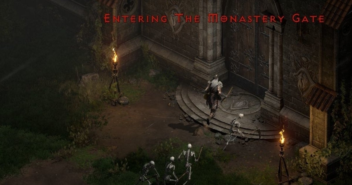 Diablo 2 - Monastery locations: Where to find the Monastery Barracks and Monastery Catacombs in Act I explained