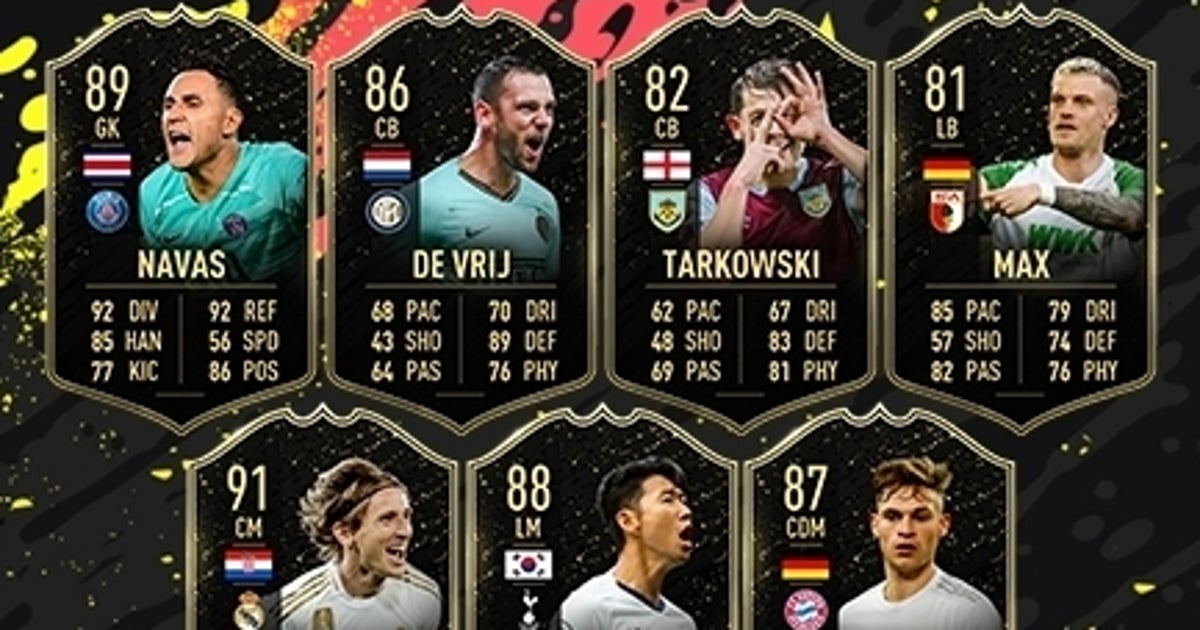 FIFA 20 TOTW 11: all players included in the eleventh Team of the Week from 27th November