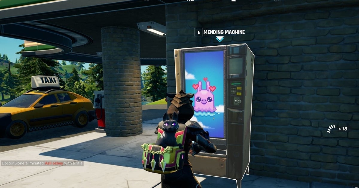 Fortnite - Baba Yaga location and questline: Mending machine locations explained