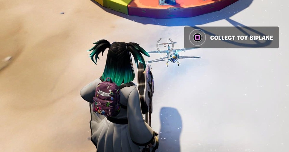 Fortnite: Collect Toy Biplanes at Condo Canyon, Greasy Grove or Sleep Sound locations