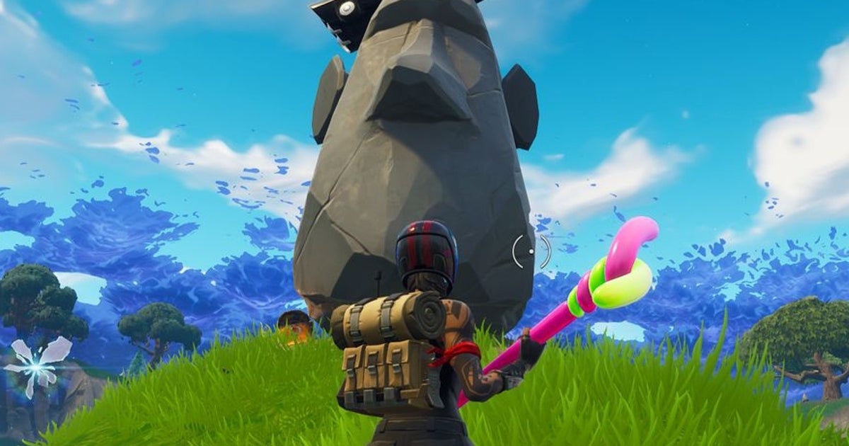 Fortnite Stone Head locations, and where the Stone Heads are looking location