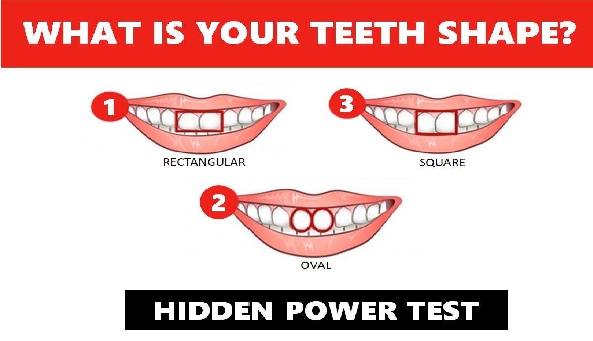 Hidden Power Test: Shape of Your Teeth Reveals Your Dominant Behavioural Traits