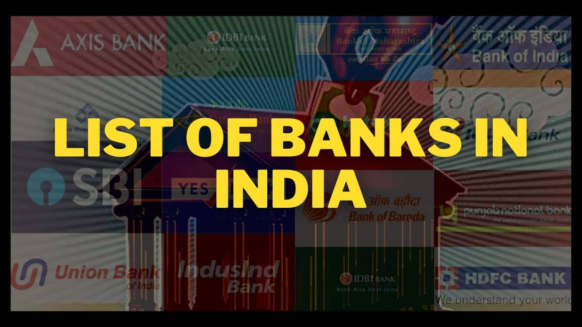 List Of Banks In India