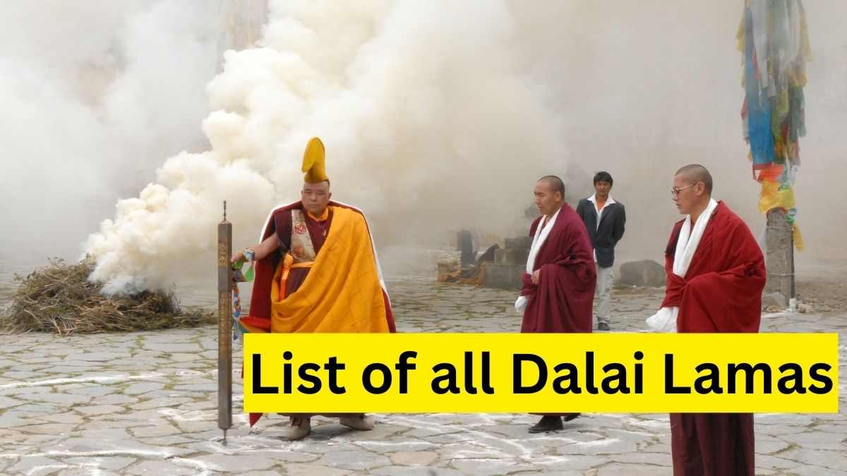 Check the complete list of Dalai Lamas