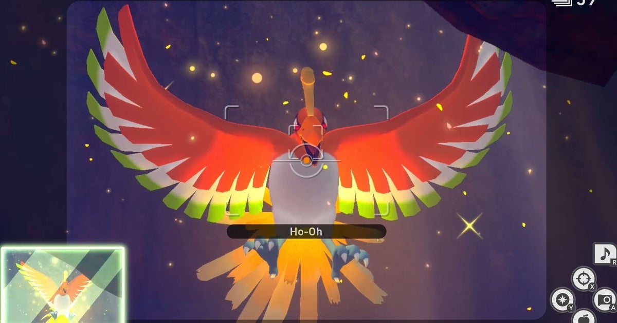 New Pokémon Snap - Ho-Oh's location, A Slice of the Rainbow request and how to take a four star Ho-Oh photo explained