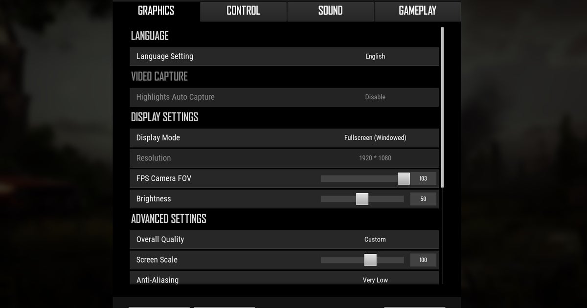 PUBG graphics settings - how to increase FPS and the best PUBG settings for visibility and competitive play