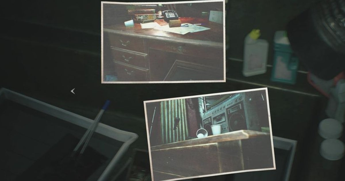 Resident Evil 2 Hiding Place photo locations