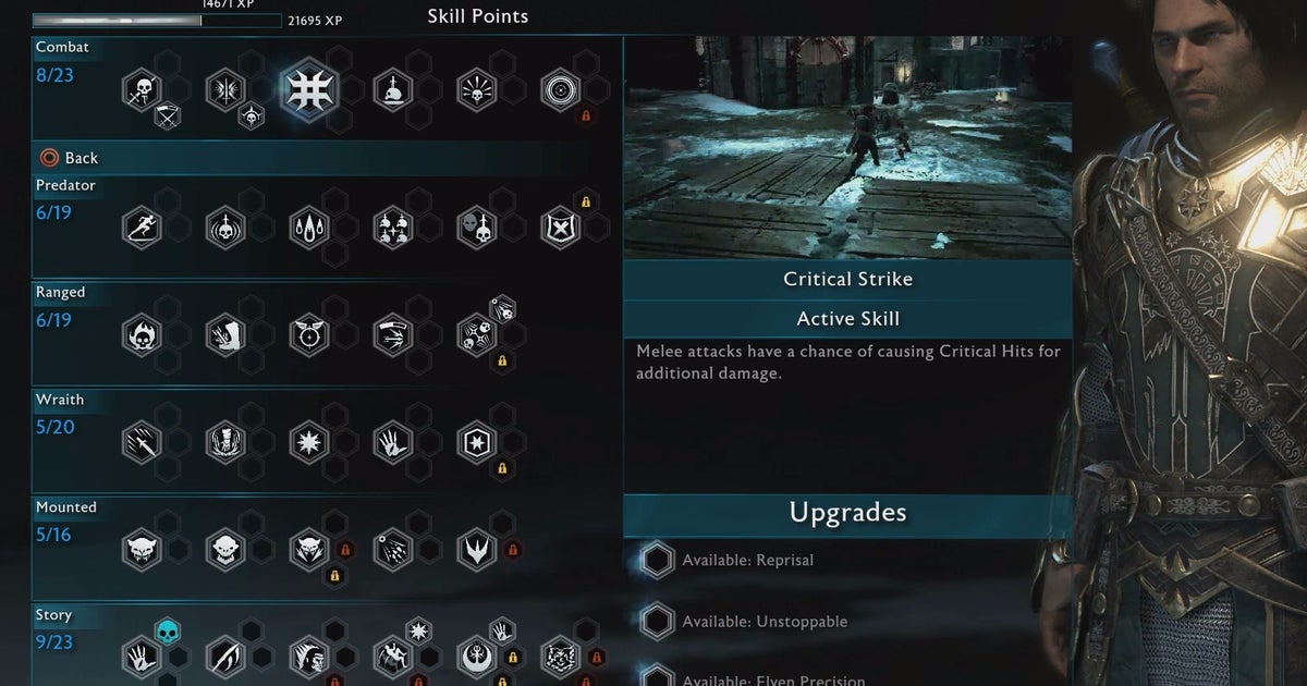 Shadow of War skills explained - the best skills, how to get Skill Points, and skill upgrades to unlock early