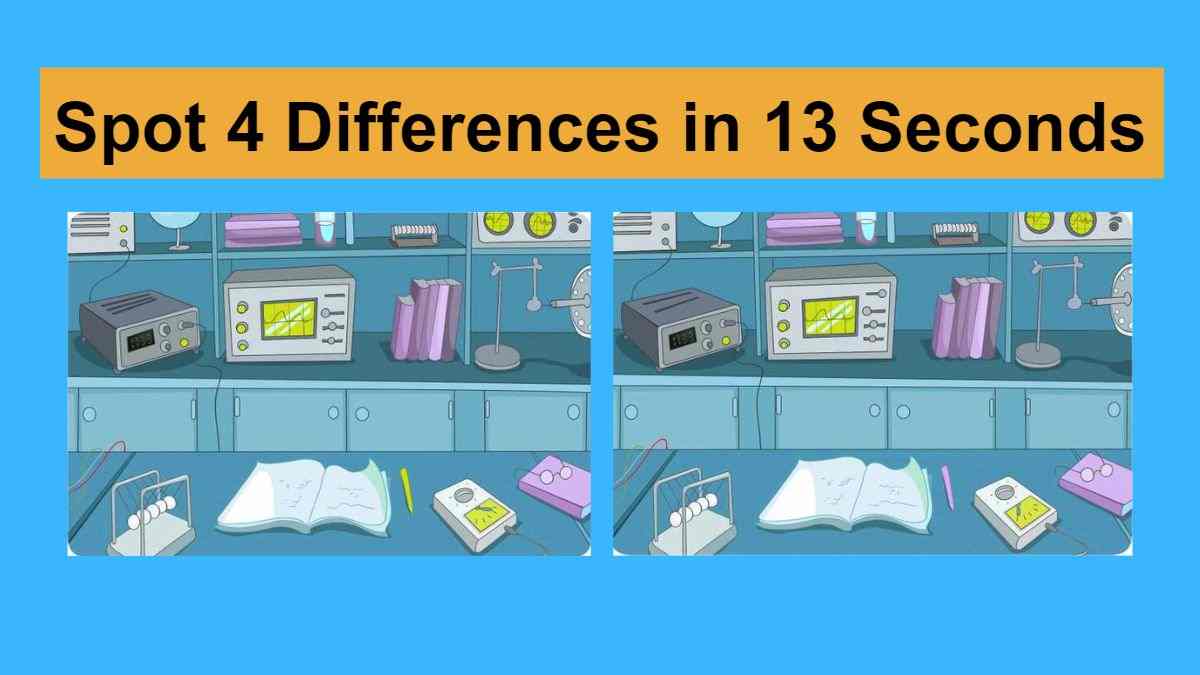 Spot 4 differences in 13 seconds