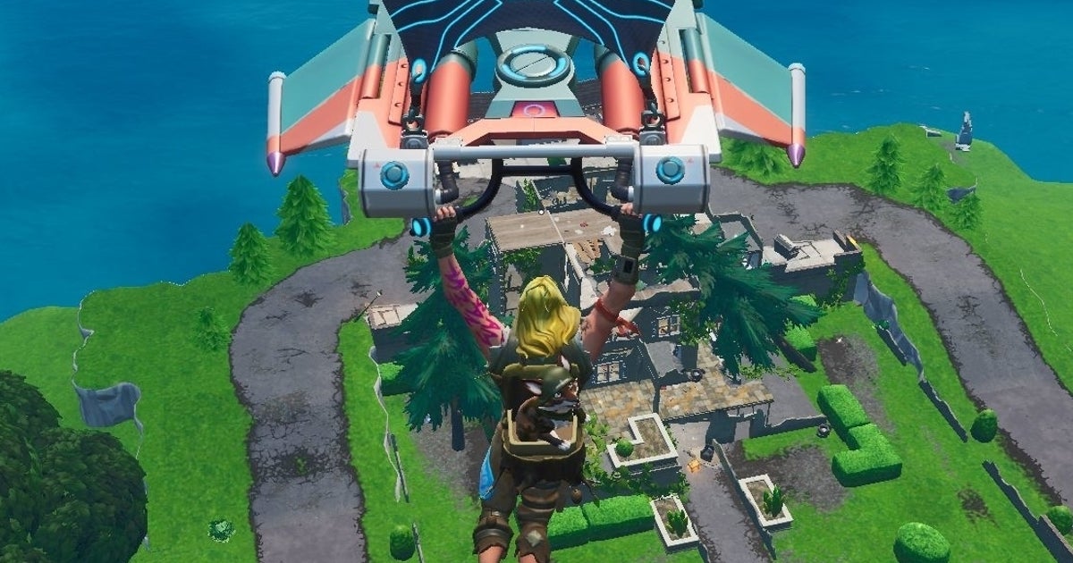 Where to find Fortbyte 62: Accessible with the Stratus outfit within an abandoned mansion in Fortnite