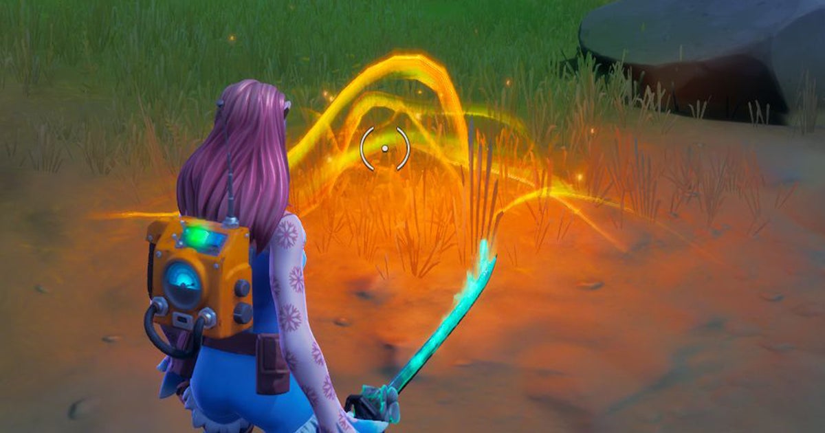 Where to find an energy fluctuation location near Loot Lake using the Sensor Backpack in Fortnite