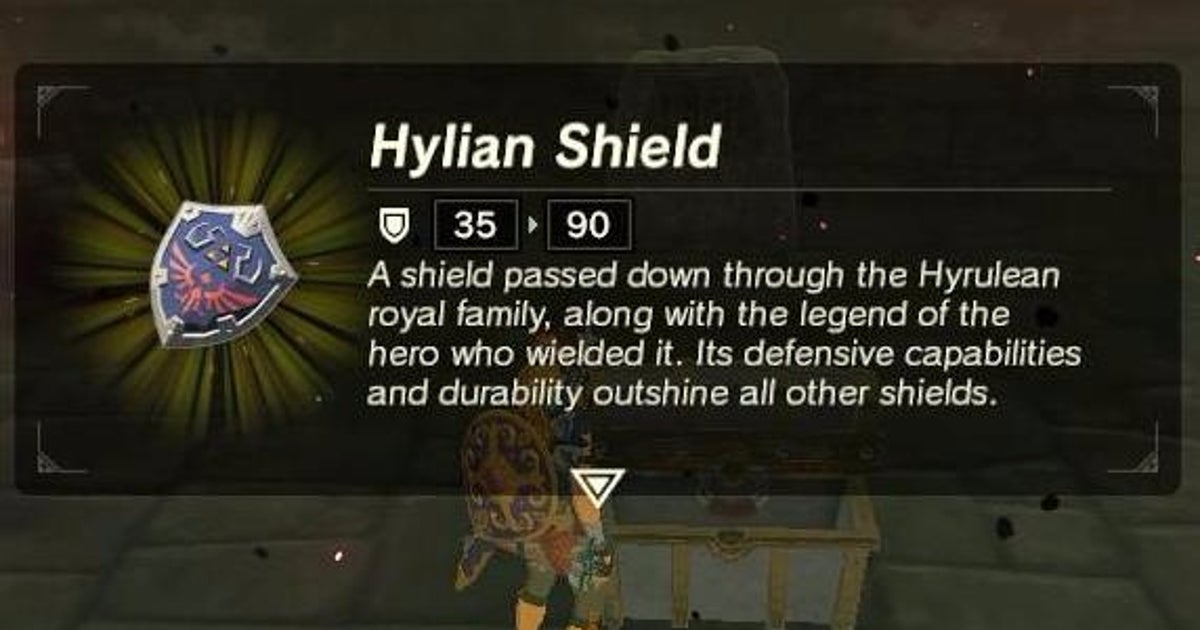 Zelda: Breath of the Wild - Hylian Shield location, how to beat Stalnox for the best shield in the game