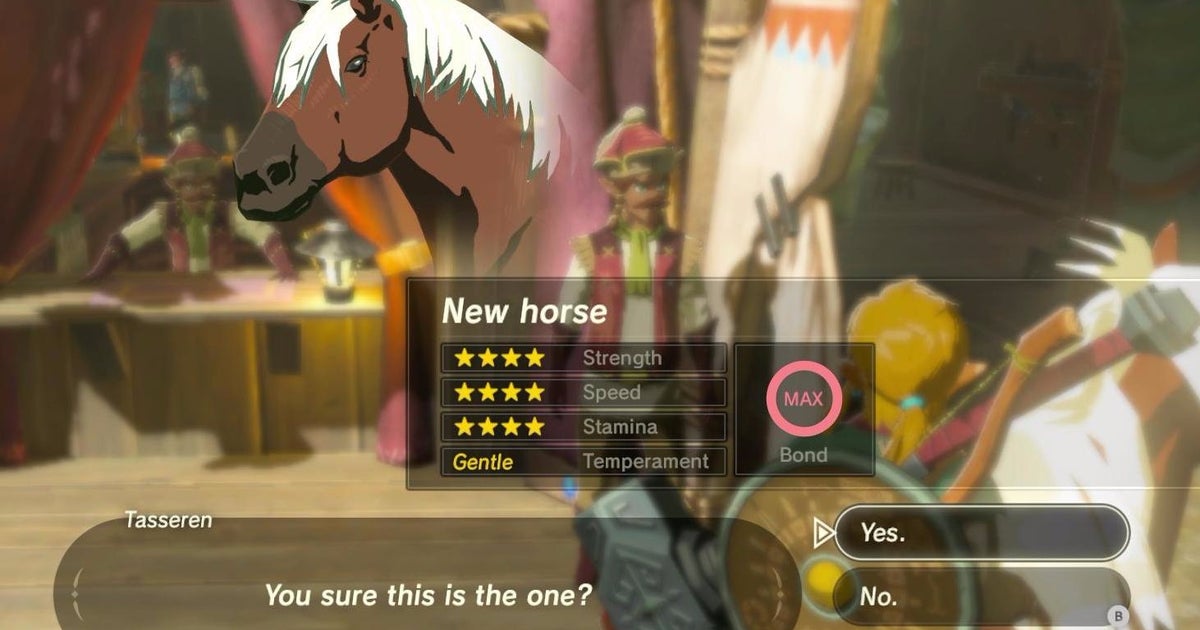 Zelda: Breath of the Wild horses - how to tame a horse, use stables and get Epona