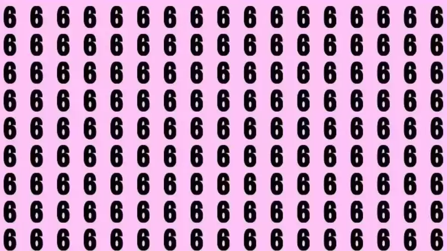 Optical Illusion Brain Test: If you have Eagle Eyes Find the number 9 among 6 in 7 Seconds?
