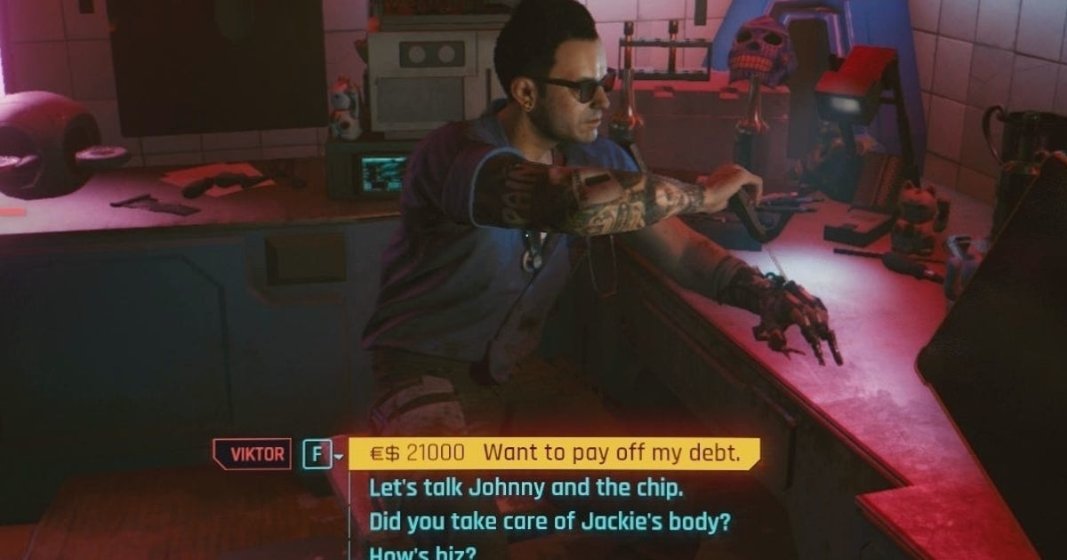 Cyberpunk 2077 Paid In Full quest, and what happens if you pay back Viktor