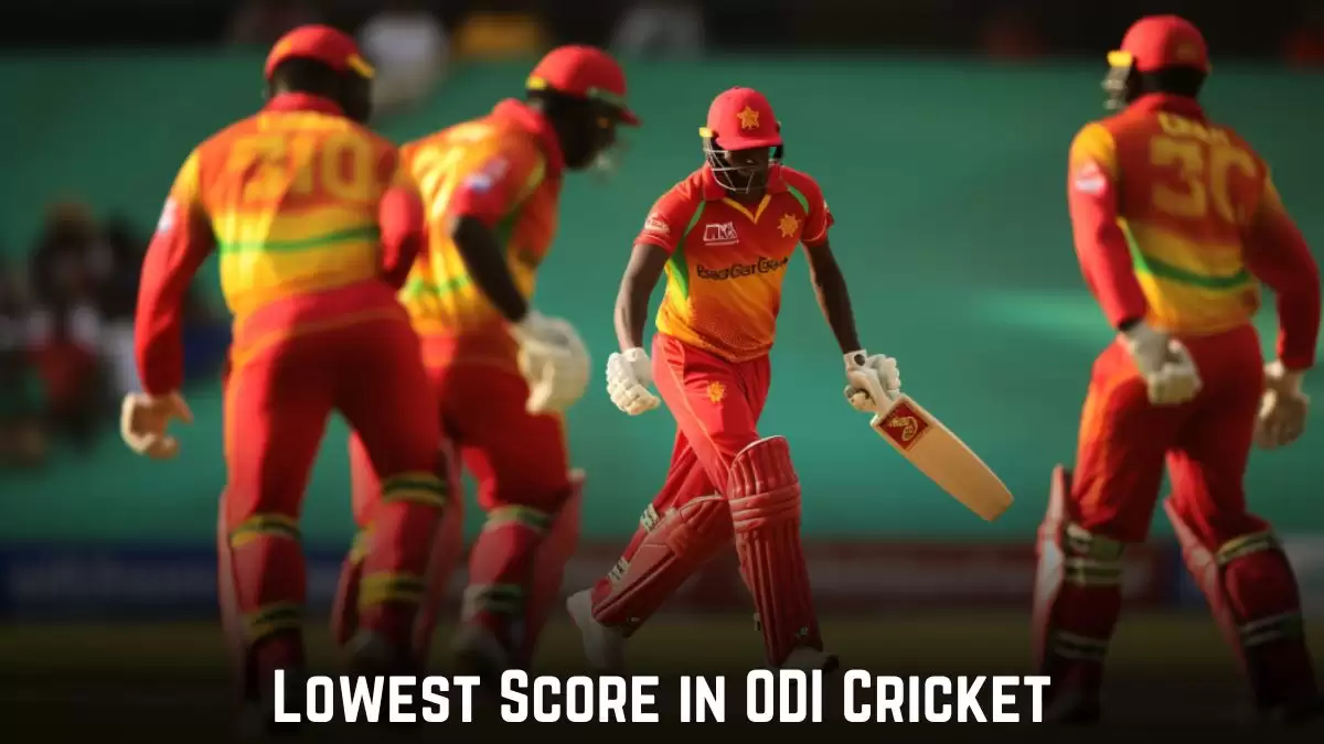 Lowest Score in ODI Cricket - Top 10 Unpredictable Innings