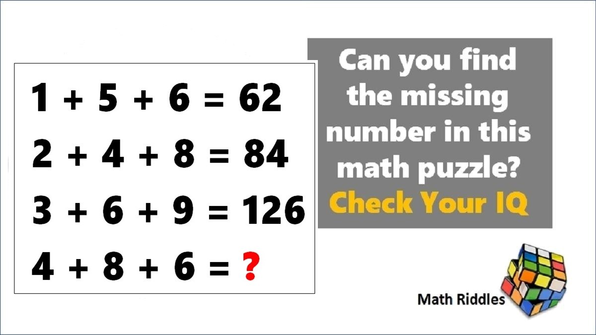 Math Riddles: 5-Minute Mathematics Puzzles, 99% Failed! Can You Solve Them?