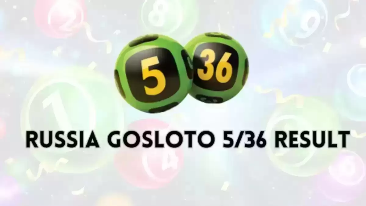Russia Gosloto 5/36 Result 02 November 2023 Check 5 out of 36 winning numbers