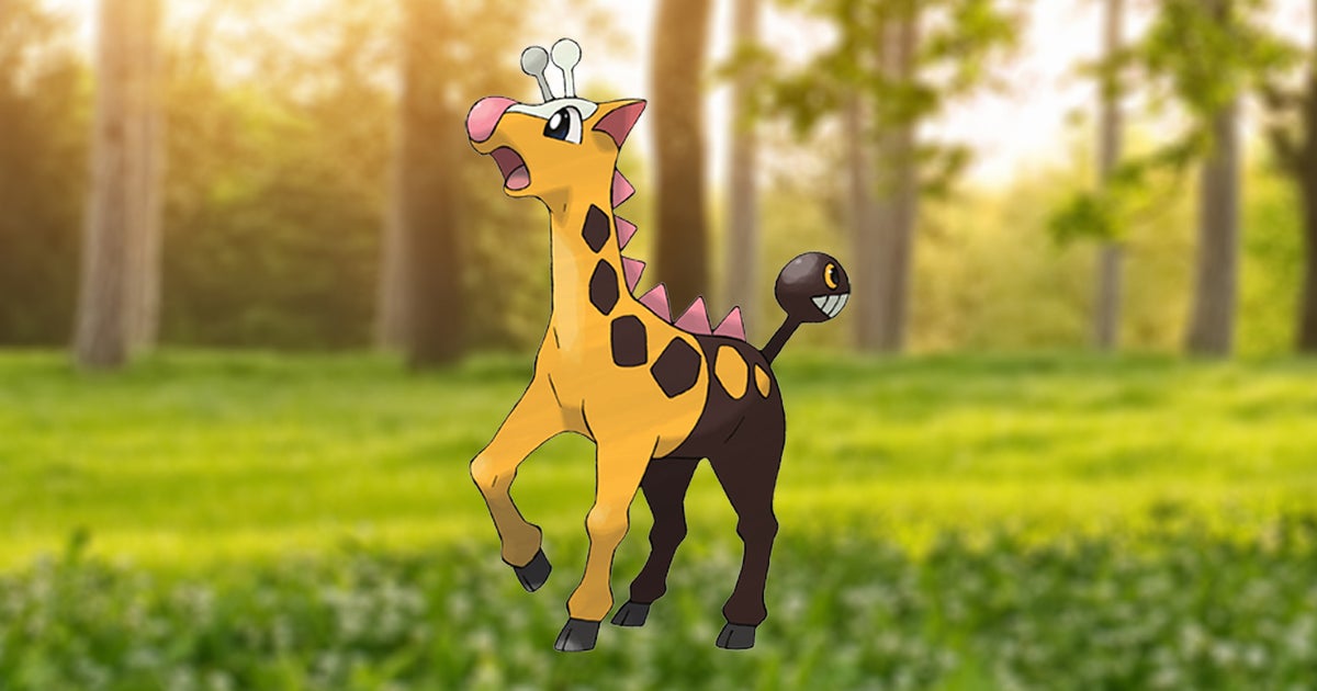 Shiny Girafarig, evolution chart, 100% perfect IV stats and Girafarig best moveset in Pokémon Go