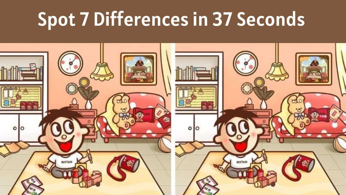 Spot 7 Differences in 37 Seconds