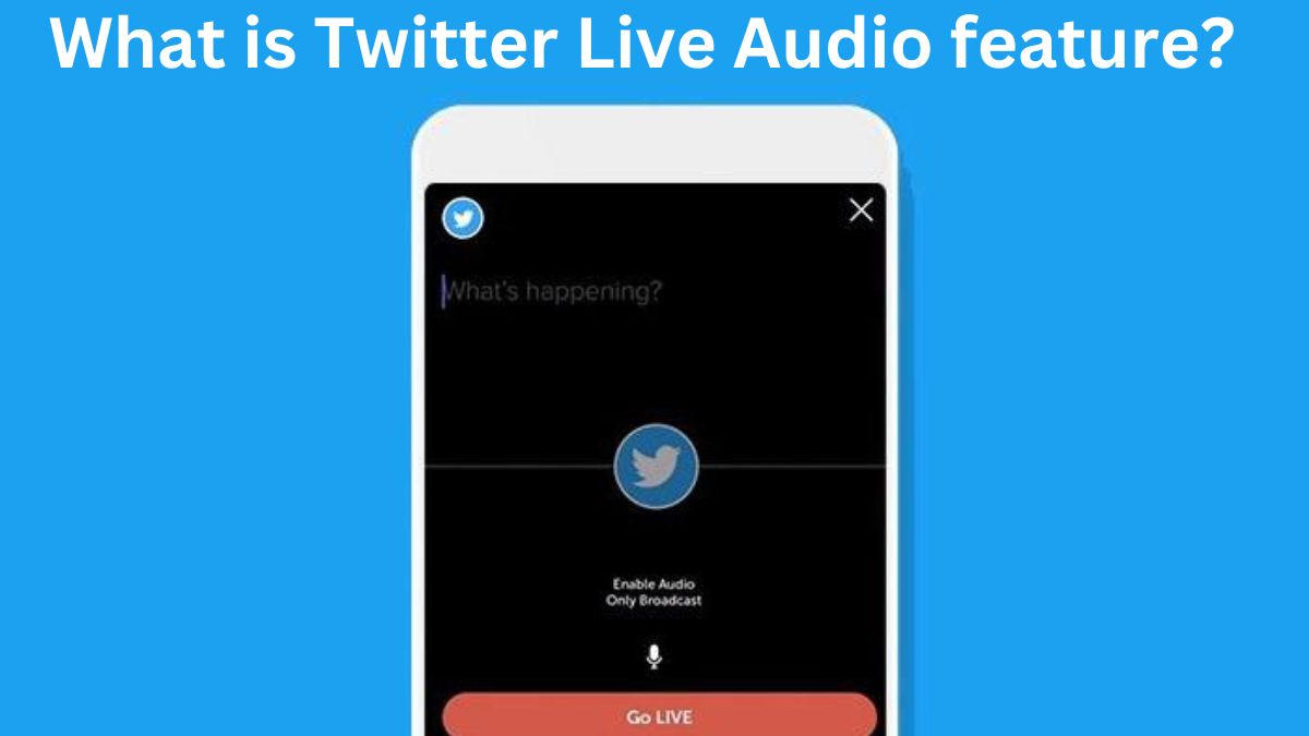What is Twitter Live Audio Feature?