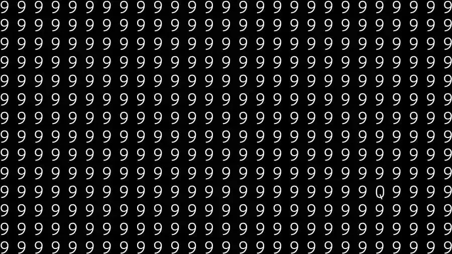 Observation Skills Test: If you have Eagle Eyes Find the Letter Q among 9 in 10 Seconds?