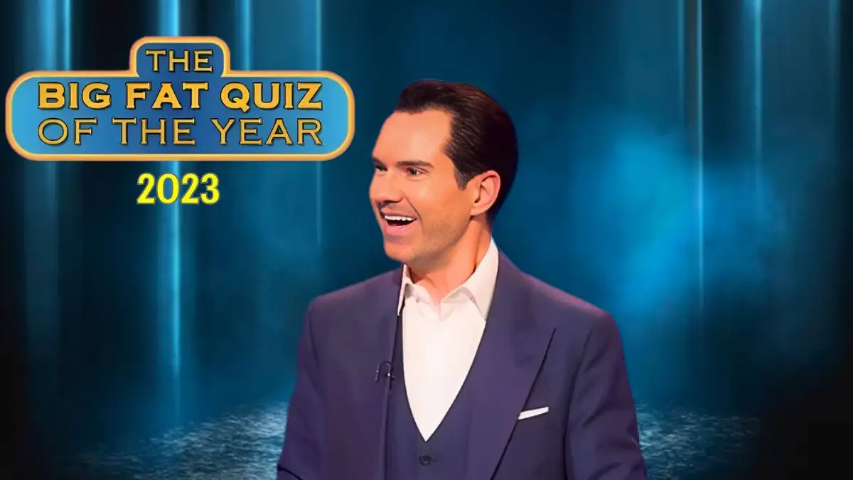 Big Fat Quiz of The Year 2023, When is The Big Fat Quiz of The Year 2023?