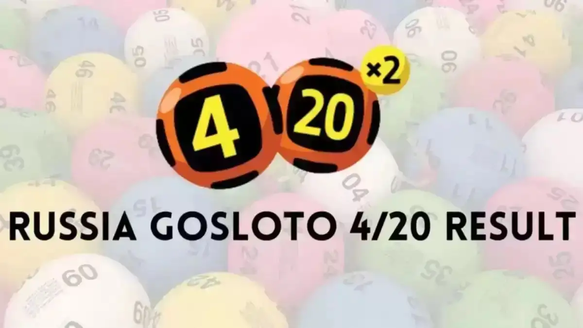 Russia Gosloto 4/20 Result 14 December 2023 Check 4 out of 20 winning numbers