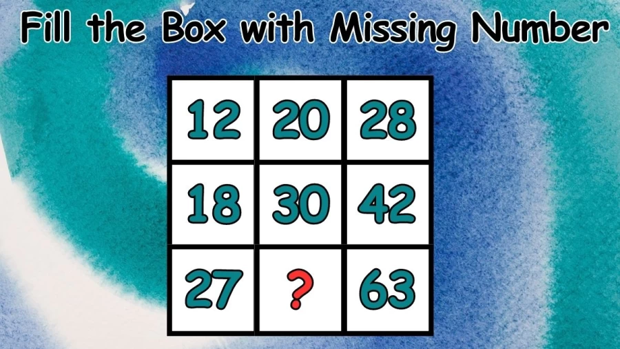 Brain Teaser: Fill the Box with Missing Number in this Maths Test Puzzle