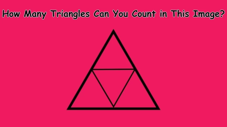 Brain Teaser: How Many Triangles Can You Count in This Image?