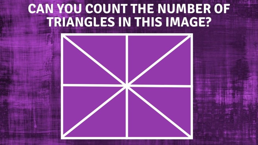 Eye Test: Can you Count the Number of Triangles in this Image?